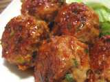 ginger pork meatballs