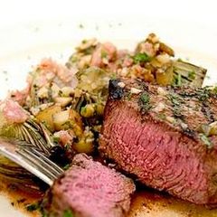 A picture of Rare Rump Steak.