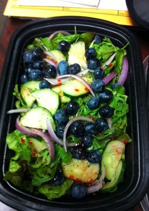 A picture of Simply Blue Salad.