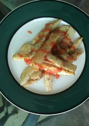 Una foto de Papas francesas