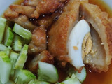Pempek kapal selam udang