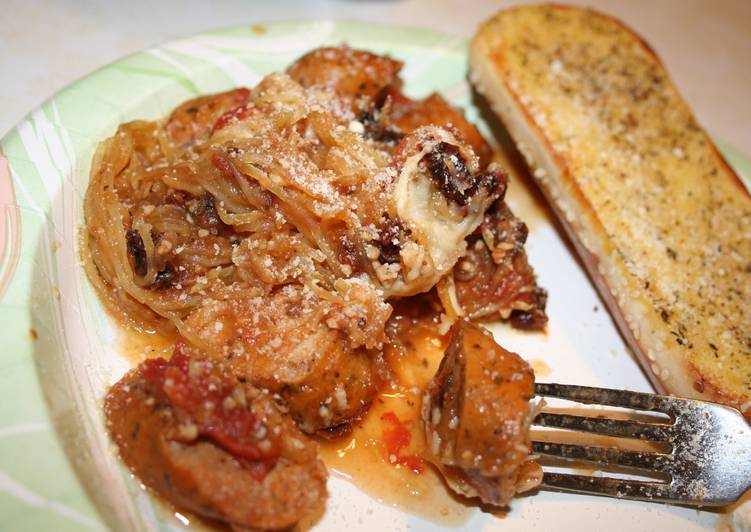 Two-Tomato, Herb, and Asiago Spaghetti Squash