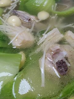 金針菇刈菜雞湯 的食譜成品照片