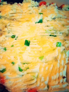 A picture of Cottage Pie ( also known as Shepard's Pie).