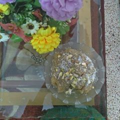 A picture of Gur ka halwa.