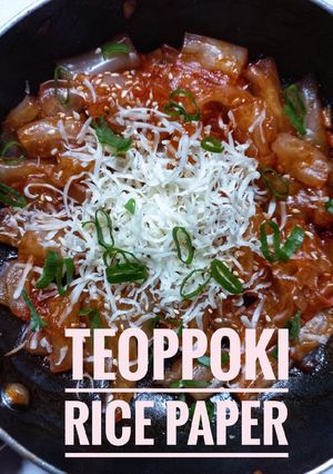 Foto resep Teoppoki Rice paper