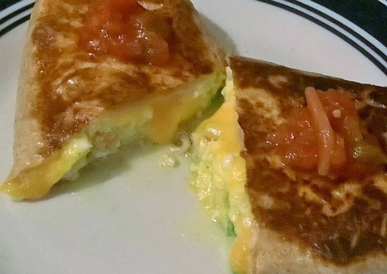 Recipe of Favorite Breakfast Burrito Mexican Edition