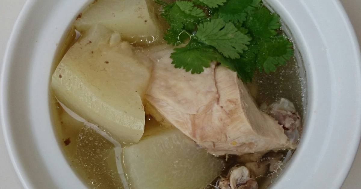 Winter Melon Chicken Soup Recipe By Leegoh Cookpad