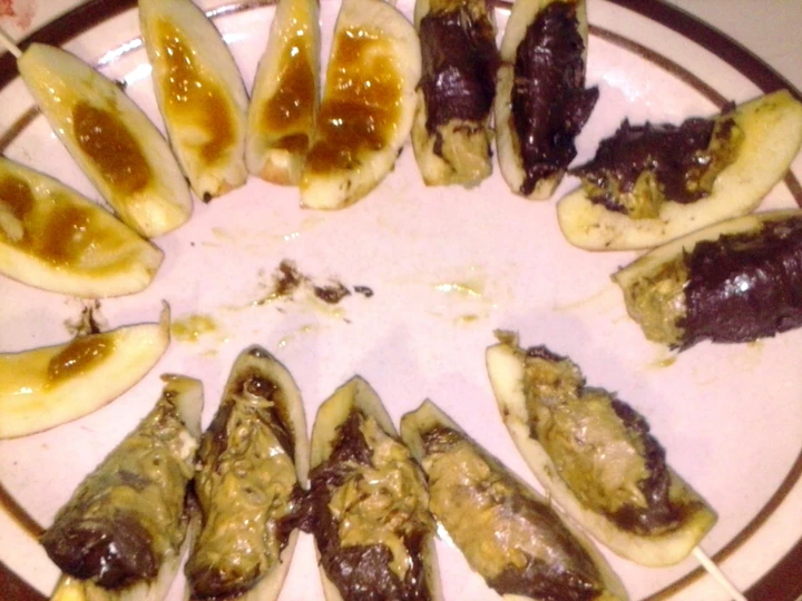 Easy Way Make Less Mess Apple Bites. the Can Spoil the Tongue Appealing