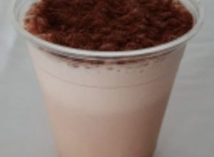 Una foto de Malteada rápida de chocolate sin helado