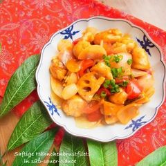 A picture of Tender & Juicy, Sweet and Sour Chicken Breast.