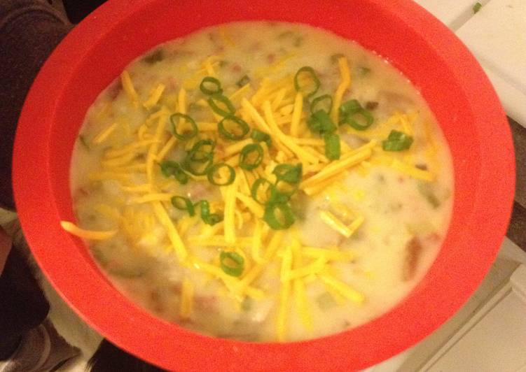 How to Prepare Recipe of Creamy Baked Potato Soup