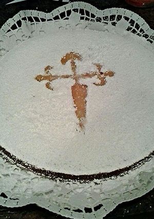 A picture of Almond cake.
