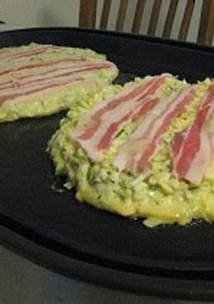 A picture of Superb! Pork and Egg Okonomiyaki.