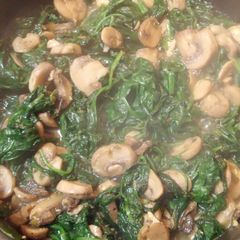 A picture of Easy Spinach and Mushrooms.