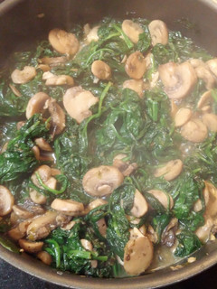 A picture of Easy Spinach and Mushrooms.