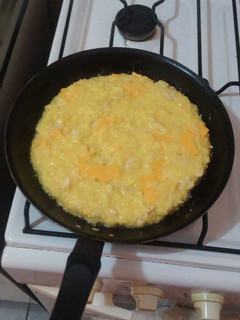 Una foto de Tortilla de arroz riquísima!!