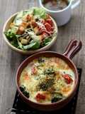 Doria (Rice Gratin) with Curry Pilaf and White Sauce