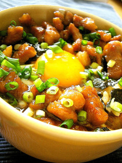 A picture of Cubed Pork Belly Rice Bowl.