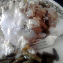 A picture of Cube Steak and Rice Casserole.