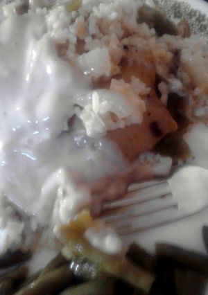 A picture of Cube Steak and Rice Casserole.