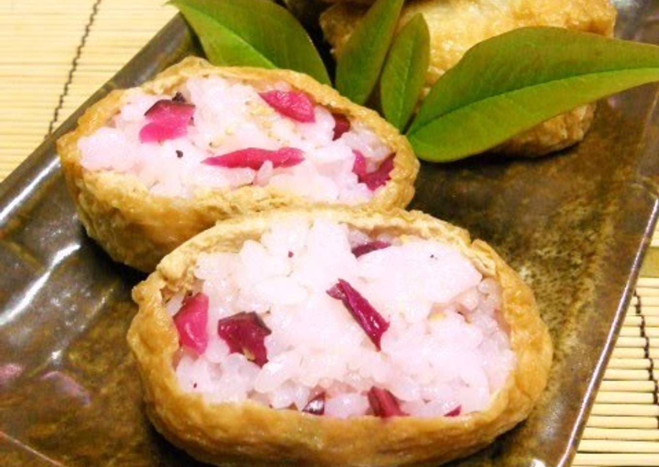 Inari Sushi with Pickles