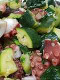 Zucchine e polpo