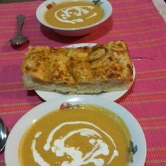 A picture of Creamy Paprika Butternut Soup.