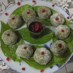 A picture of Betel leaves ladoo.