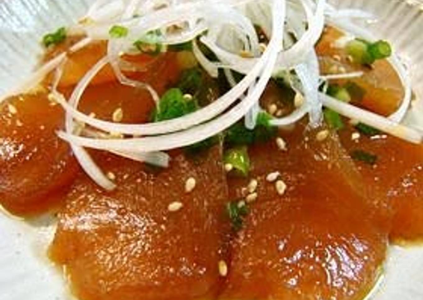 Look at that! Marinated light tuna