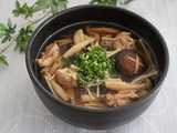 chicken mushroom soba