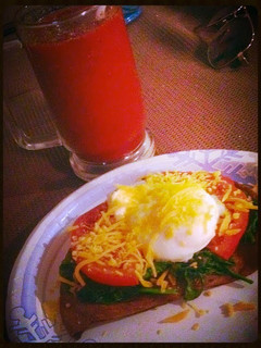 A picture of Weight Watchers Eggs & Toast.