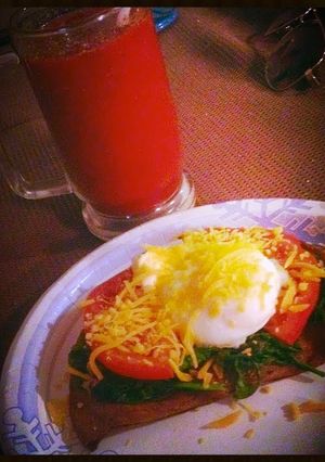 A picture of Weight Watchers Eggs & Toast.