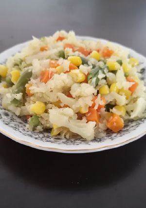 Una foto de Arroz de Coliflor Primavera