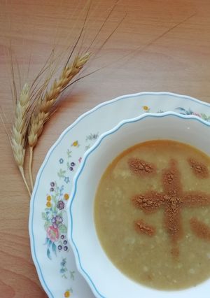 عکسی از دستور حلیم گندم با گوشت گوسفند