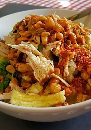 Foto resep Bubur ayam kuah kuning