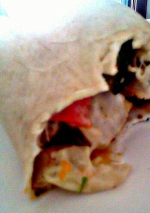 A picture of THE LAZY MOMS CAJUN RANCH PORK WRAP.