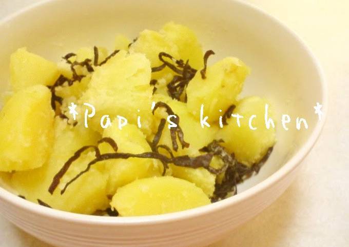 Recipe of Ultimate Soft and Fluffy Potatoes with Shio-Kombu