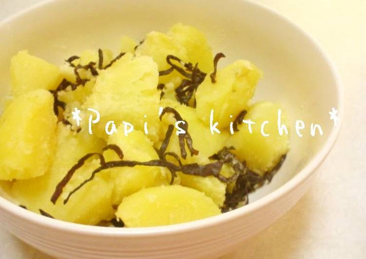 Soft and Fluffy Potatoes with Shio-Kombu