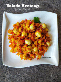 Foto resep Balado Kentang telur puyuh