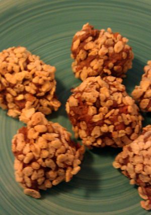 A picture of Sweet Potato Protien Balls.
