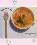 Bún cua cà chua cho bé