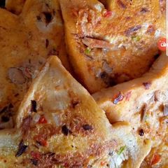 A picture of Fried egg bread.