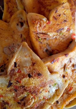 A picture of Fried egg bread.