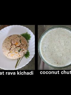 கோதுமை ரவா கிச்சடி செய்முறை முக்கிய புகைப்படம்