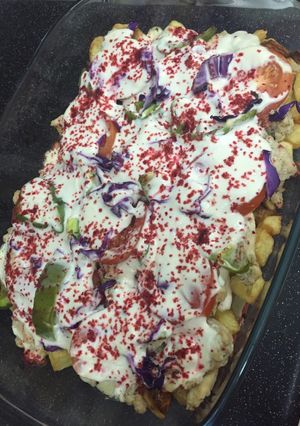 A picture of Chicken Shawarma 🍢.