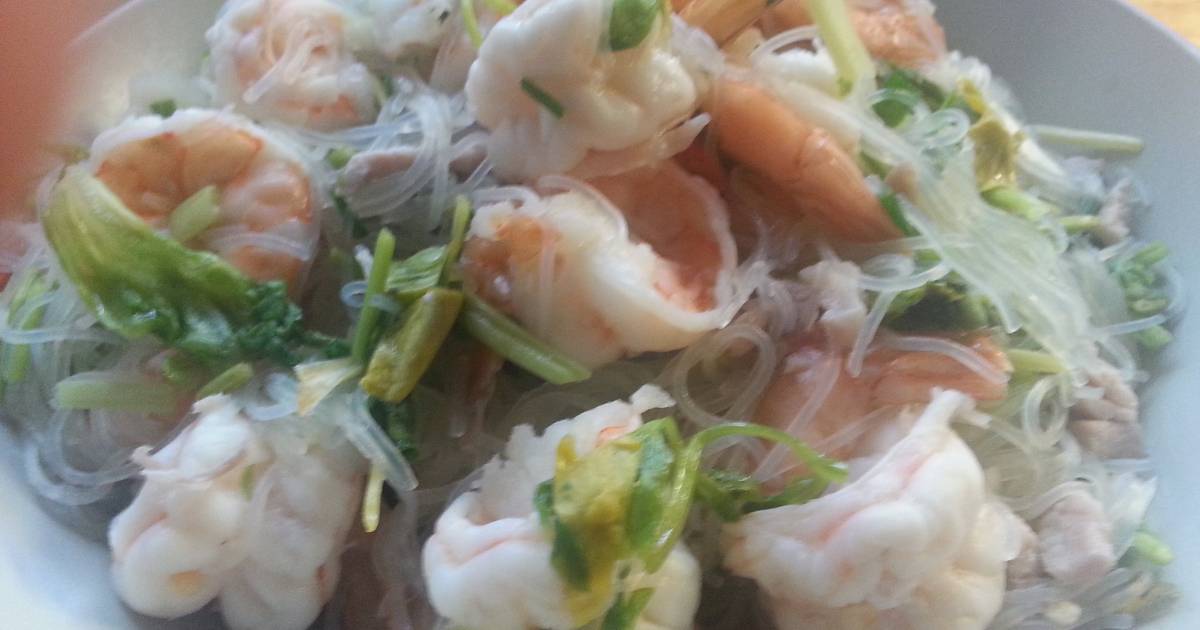 Yum Khung Or Thai Shrimp Salad Recipe By Mtonehongsa Cookpad