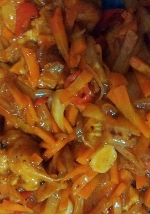 Foto resep Udang saos asam manis 🦐🥕