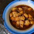 Ikan goreng saus tiram kental