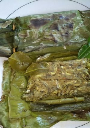Foto resep Pepes ikan bilis/teri sungai #BikinRamadanBerkesan